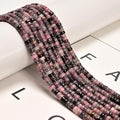 190 Pcs 2x4mm Natural Rhodonite Stone Bead Heishi Disc DIY Beads for Bracelets Jewelry Making Crafts - color: Rhodonite, size: 2x4mm