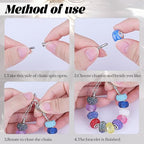 16 Pcs Snake Chain Charm Bracelet Adjustable Bangle Bracelets with Heart Lobster Clasp Extender Adjustable DIY Bracelet Chain for Women DIY Jewelry Making Supplies 7.87"(Silver) - color: silver