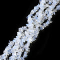 LAIDANLA White Opalite 400pcs Natural Chip Stone Beads 5-8mm Healing Crystal Irregular Gemstones Drilled DIY Loose Rocks Bead Crystal for Bracelet Earrings Necklace Jewelry Making Crafting - color: J-White Opalite