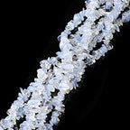LAIDANLA White Opalite 400pcs Natural Chip Stone Beads 5-8mm Healing Crystal Irregular Gemstones Drilled DIY Loose Rocks Bead Crystal for Bracelet Earrings Necklace Jewelry Making Crafting - color: J-White Opalite