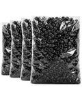 Praisebank 4000pcs Black Pony Beads, Barrel Shaped, Plastic, Loose Beads, Craft Beads, Hair Braids - color: Black
