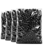 Praisebank 4000pcs Black Pony Beads, Barrel Shaped, Plastic, Loose Beads, Craft Beads, Hair Braids - color: Black
