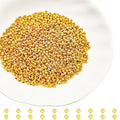 2000Pcs 2.4mm Metal Spacer Beads Metallic Plated Beads Round Beads Smooth Round Loose Beads Crimp Stopper Beads, Bracelet Making Clamp End Stopper Spacer Beads for Jewelry Making（Gold） - color: Gold, size: 2.4mm