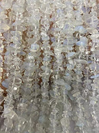 3-5mm Natural White Opalite Gemstone Chips Loose Beads Semi Precious for Jewelry Making DIY Handmade Craft Supplies 1 Strand per Bag Approxi 32" - color: Opalite