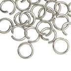 DanLingJewelry 1000 pcs 304 Stainless Steel 17 Gauge Open Jump Rings 10mm for Jewelry Making Connectors Jewelry Finding Stainless Steel Color - color: 1000 pcs - ф10mm δ 1.4mm