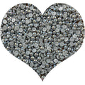 1000pcs 5mm Half Pearl Beads Flatback Pearl Beads Half Round Plastic Pearls for Crafts Scrapbooking Embellishment Nail Art(Light Gray AB) - color: Light Gray AB, size: 5mm