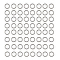 1000 pcs Stainless Steel Split Rings Jump Rings Connector Rings for Jewelry Making Necklaces Bracelet Earrings Keychain DIY Craft (12603-6mm) - size: 6mm