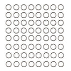 1000 pcs Stainless Steel Split Rings Jump Rings Connector Rings for Jewelry Making Necklaces Bracelet Earrings Keychain DIY Craft (12603-6mm) - size: 6mm