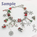 100 pcs Clasp Bail Beads Charms,Bail Tube Beads, Loose Spacer Bead,Bead Hanger Charm for Jewelry Making DIY Necklace Bracelet (M611) - color: M611