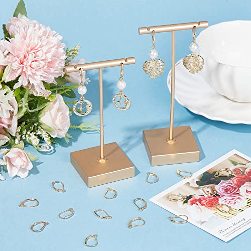 SUNNYCLUE 1 Box 60Pcs Real 24K Gold Plated Leverback Earring Findings French Earring Hooks 16.5x10mm Leverbacks Lever Back Earwires for Jewellery Making Women Adults DIY Dangle Earrings Supplies - color: 60pcs Real 24k Gold Plated Stainless Steel Leverbac