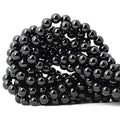 45PCS 8mm Black Smooth Polish Onyx Agate Gemstone Round Loose Beads for Jewelry Making 1 Strand 15" - color: Black Onyx, size: 8mm 45PCS