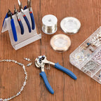Looper Pliers in One Step for Jewelry Making, 1.5mm-2.25mm-3mm Looping Size, Beading Looper Tool, Wire Looping Pliers for 24-18 Gauge Craft Wire, Patented