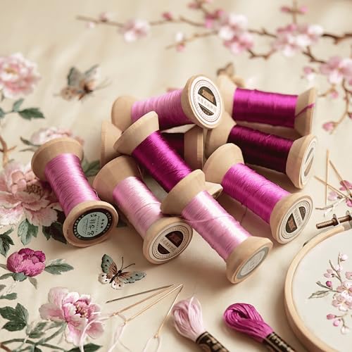 Natural 100% Mulberry Handmade Embroidery Silk Thread Silk Floss (38) - color: 38