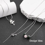 10Pcs Stainless Steel Round Snake Adjustable Chain Bulk for Jewelry Making 1mm Necklaces Chains for Women Personalized Jewelry - color: Silver Snake