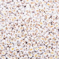1000Pcs Acrylic Number Beads Round Number Round Beads 4x7mm Mixed Number Beads, for Jewelry Bracelets Necklaces Key Chains Making (White-Gold) - color: White-Gold