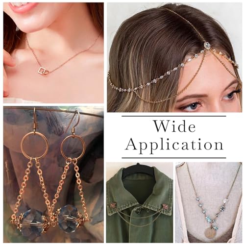 Cheriswelry 32.81Feet/10m Gunmetal Cable Chain Flat Oval Cross Chain Links Brass Coated Iron Curb Chain with Spool 2.5x2x0.3mm for Jewelry Making Necklace Bracelet - color: Gunmetal