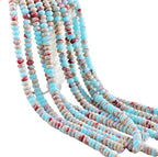 Rondelle Beads Natural Stone Beads for Jewelry Making 5x8mm 1 Strand 15.5inch Lentil Spacer Beads Rondelle Gemstone Beads Semi-Precious Stone Beads for Bracelet Necklace Crafts Imperial Jasper Beads - color: Imperial Jasper Beads