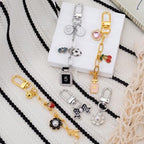 Hzopcw 30pcs Gold & Silver Keychain Making Kit, Key Ring Swivel Snap Hook Chains, Extender Keychain Bag Charm Kits for DIY Crafts Jewelry Making Handbag Purses- A Style - color: Gold & Silver-30pcs-A Style