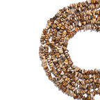 BEADIA Irregular Natural Brown Picture Jasper Stone Loose Semi Gemstone Beads for Jewelry Making 5-8mm 80cm - color: Brown Picture Jasper, size: 5-8mm 80cm