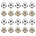 20PCS Sports Charms Enamel Basketball Baseball Pendant Charms for Jewelry Making Rhinestone Ball Game Softball Charms for Necklace Bracelet Earrings DIY Crafts - color: Set 2