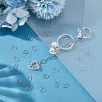 UNICRAFTALE 300 Pcs Stainless Steel Open Jump Rings 10x6mm Oval Jump Rings Open Rings for Jewelry Making DIY Craft Earring Bracelet Pendant Choker Jewelry Making Findings and Key Ring Chain - size: 10mm