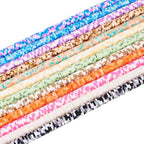 Elecrelive 12 Colors 5.5mm Clay Bead Strands Flat Polymer Clay Chip Beads Heishi Disc Loose Spacers for Bracelet Chocker Necklace Earring DIY Crafts - color: 12 Colors