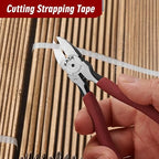KATA 6-Inch Flush Cut Wire Cutters, Heavy Duty Side Cutter Pliers with Safety Cap, Sharp Snips for Crafting, Zip Ties, Floral Wire, Electrical, Jewelry, Chicken Wire, Artificial Flowers - color: 1 Pack 6 Inch With Safety Cap