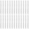 100 PCS Extender Chain for Jewelry Making Silver Necklace Extenders Removable Bracelet Extender Chains Extension Tails for Necklace Bracelet Anklets Key Chain - color: Silver
