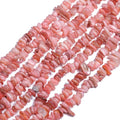 Chip Shell, 260pcs 5-8mm Irregular Shell Beads with Holes, Pink Shell & Rose Quartz Like Chip Beads for Jewelry Making - color: Pink