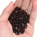 30in Garnet Natural Chip Stone Beads 5-8mm About 230pcs, Irregular Drilled Red Bead for Bracelets Jewelry Making Supplies for Adults, DIY Crafts. - color: Garnet