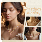 HUISUYTON 18K Gold Necklace Chain Kit for Jewelry Making, 59FT 12Rolls Bracelet Chains with Charms/Pliers/Jump Rings/Lobster Clasps Accessories for DIY Necklace Bracelet Making - color: 18k Gold Plated and Stainless Steel Silver-59Ft+Pendants