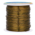 203 Feet Tarnish Resistant Copper Wires 24 Gauge/0.5mm Jewelry Craft Wires Beading Wire for Jewelry Making, Wire Wrapping and Crafting (Bronze Tone) - color: Bronze Tone, size: 24 Gauge