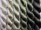 100% Nature Mulberry Handmade Embroidery Silk Thread Woven Jewelry Accessory Artificial Flowers Cross Stitch Floss DIY Sewing Kits 6 Gradient Colors 22m Each (32) - color: 32