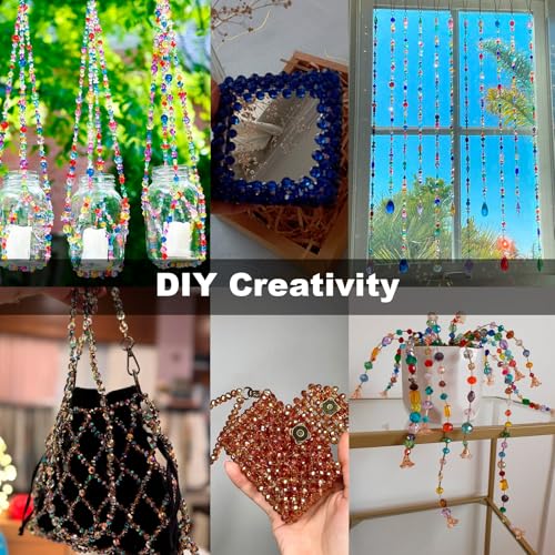 1040pcs 4/6/8mm Glass Beads Deep Red, Faceted Crystal Loose Rondelle Beads for Jewelry Making Bracelets Necklaces Suncatchers Plants Succulent DIY Crafts - color: Deep Red