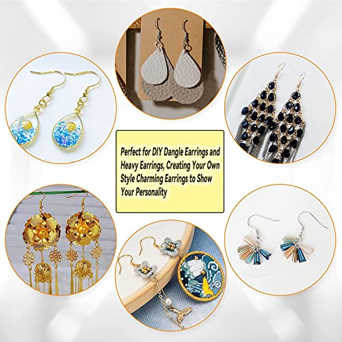 600Pcs Hypoallergenic Earring Hooks, Rose Gold Earring Making Kit, Supplies with Earring Backs and 4mm Jump Rings for Jewelry Making (Rose Gold) - color: Rose Gold