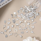 Charms for Jewelry Making Bulk Antique Silver Tibetan Alloy Pendants Love Word for Earring Bracelet Necklace - style: Animal