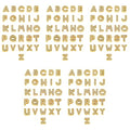 AUEAR, 130 Pack Gold A-Z 8mm Full Rhinestone Slide Charms Crystal Alphabet Letter Alloy for Bracelets Necklace Wristbands DIY Jewelry Making - color: Gold, size: 130 Pack