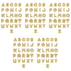 AUEAR, 130 Pack Gold A-Z 8mm Full Rhinestone Slide Charms Crystal Alphabet Letter Alloy for Bracelets Necklace Wristbands DIY Jewelry Making - color: Gold, size: 130 Pack