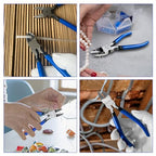 Wire Cutters 5 Pack, 6.5 inch,KAIHAOWIN Flush Cutters Diagonal Cutters Side Cutters Precision Ultra Sharp Spring Loaded Wire Snips Clippers Dikes Cutting Pliers Small for Crafting Jewelry Making,Blue - size: 6"x5 Pcs