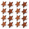 DoreenBeads 30Pcs Natural Wooden Stud Earrings Posts with Loop for Jewelry Making- Star Wood Earring Posts with Ear Backs for Women DIY Earring Making Personalized Jewelry Findings - color: Star