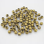 LolliBeads (R) Antiqued Bronze Smooth Round Metal Beads 6 mm 300 Pcs - color: Bronze 300 Pcs 6mm
