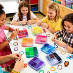 Umikk 10,000PCS Pony Beads Bulk, 48 Colors 6x9mm Plastic Kandi Beads for DIY Bracelet Making Hair Braiding Kandi Jewelry Key Chains Crafts Gifts (5.73LB, Shockproof Packaging) - color: 48colors10000pcs