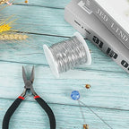 Tenn Well 20 Gauge Jewelry Wire, 328 Feet 0.8mm Bendable Aluminum Craft Wire for Jewelry Making, Beading, Sculpting and Bonsai Training - color: Silver, size: 20 Gauge
