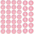 40 Pcs 20 mm Rhinestone Beads Bulk Crystal Round Disco Ball Chunky Bubblegum Beads for Pens Bracelets Charms Craft European Style Jewelry Making Supplies Christmas(Pink) - color: Pink