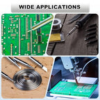 MECCANIXITY Pack of 10 900M Solder Tips Internally Heated Soldering Tips with Cleaning Sponge Pad Replacement Welding Accessories Kit for Electrical Solder Station Tip (900M-T-1.2D) - style: 900M-T-1.2D