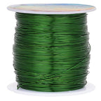 203 Feet Tarnish Resistant Copper Wires 24 Gauge/0.5mm Jewelry Craft Wires Beading Wire for Jewelry Making, Wire Wrapping and Crafting (Green) - color: Green, size: 24 Gauge