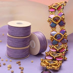 The Beadsmith Nymo Thread – 10-Pack Lilac Color – Size D, .30mm Diameter, 64 Yard/58.5 Meter Spool – Made of Nylon – Bead Embroidery & Weaving, Off Loom & Loom Work and DIY Craft Projects - size: Size D, 64 Yards, style: Lilac
