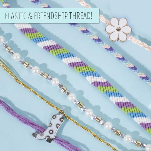 STMT D.I.Y. Glitz Bead Case, Includes Over 500 Jewelry Making Supplies, Including Cute Beads for Jewelry Making, Bracelet Charms, Storage Case, Friendship Bracelet Kit, Teen Girl Gifts - style: Glitz