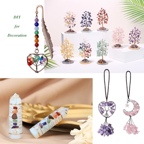 XIANNVXI Moonstone Beads, Natural Chip Stone Beads 400Pcs Crystal Bead 5-8mm Irregular Healing Crystal Loose Rocks for DIY Jewelry Making - color: A-Moonstone