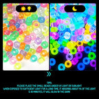 3200+pcs Glow in The Dark Pony Beads for Bracelets, 6x9mm Acrylic Neon Halloween Beads Rave Kandi Charms Kids Hair UV Bead for Braids Girls DIY Jewelry Making Crafts Party Supplies - color: Glow in The Dark 3200pcs